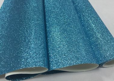 中国 壁紙の壁カバーのためのきらめきの生地のオーシャン ブルーの輝きの壁紙 サプライヤー