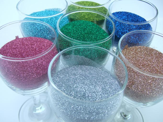 多色DIYは砂のペーパーのための装飾の罰金のきらめきの粉を余分に制作します